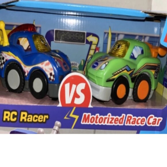 VTech Go! Go! Smart Wheels Checkered Flag Motorize 4.5ft Track Set🆕⌚📦🏃💨🚚 - Picture 3 of 16